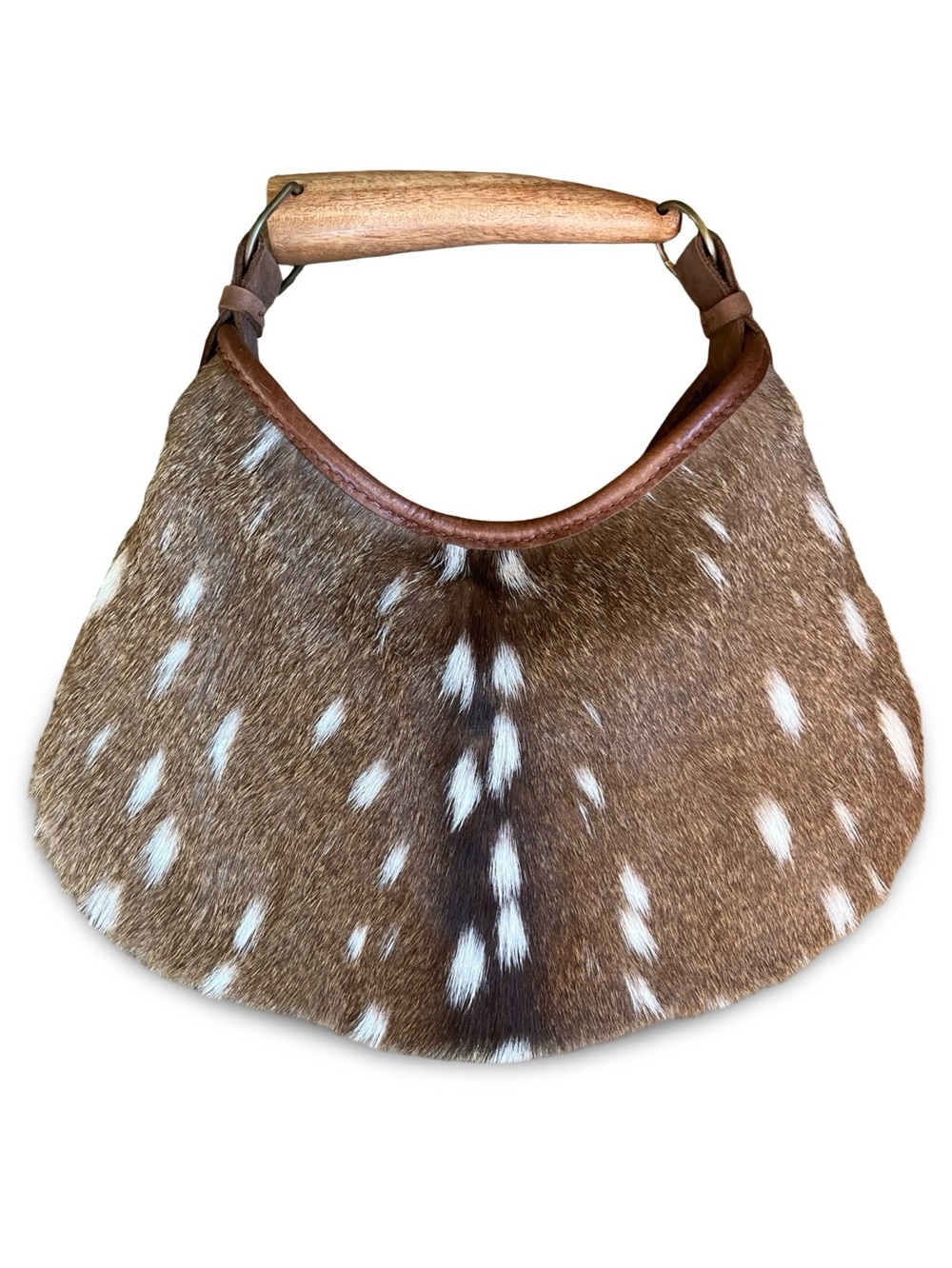 Axis Deer Hobo with Wooden Horn Handle